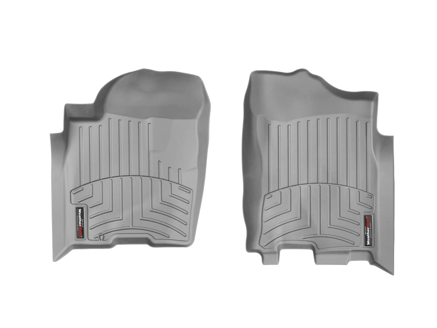 WeatherTech FloorLiner™ DigitalFit®; Gray; Front;