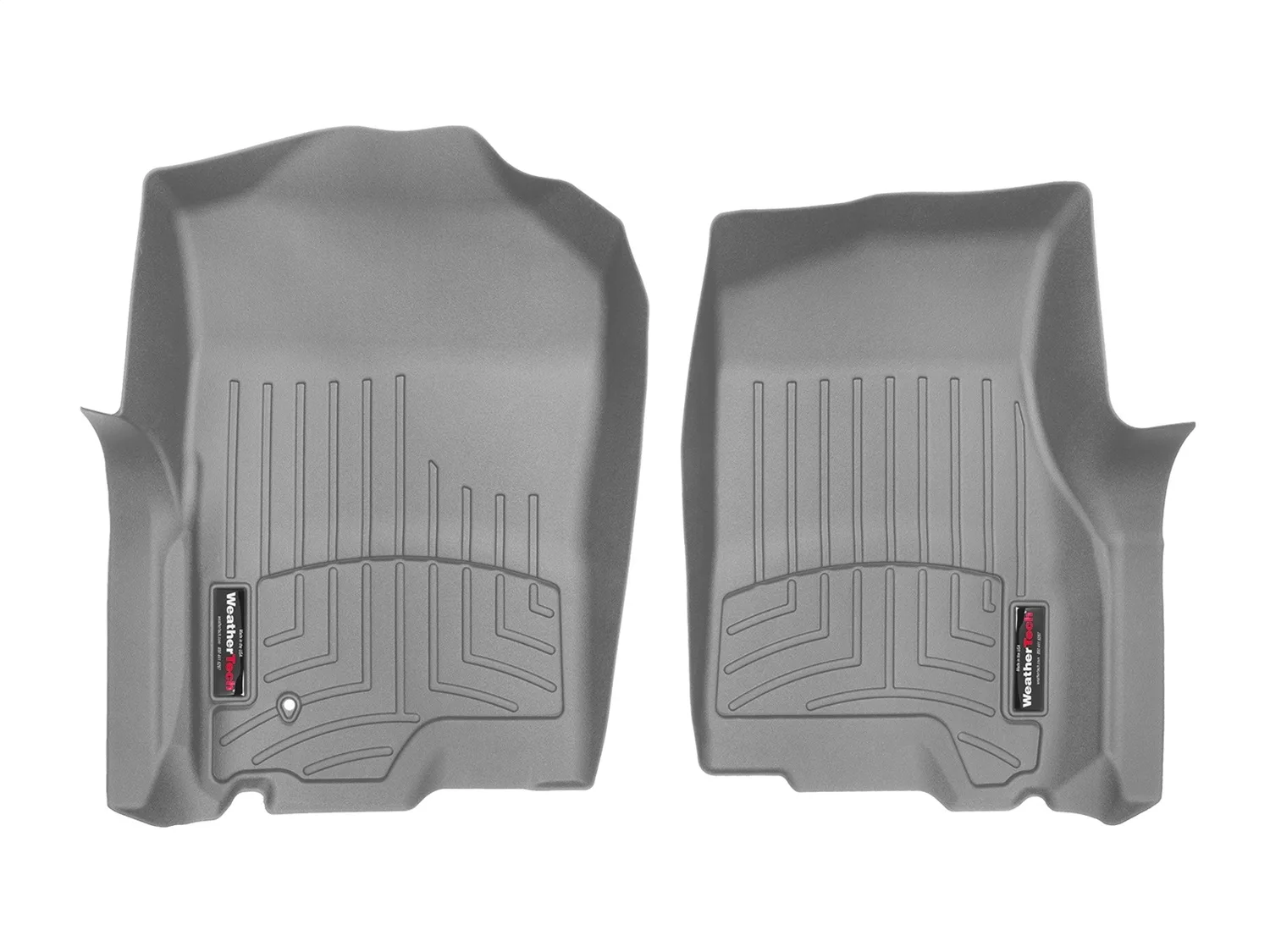 WeatherTech FloorLiner™ DigitalFit®; Gray; Front;