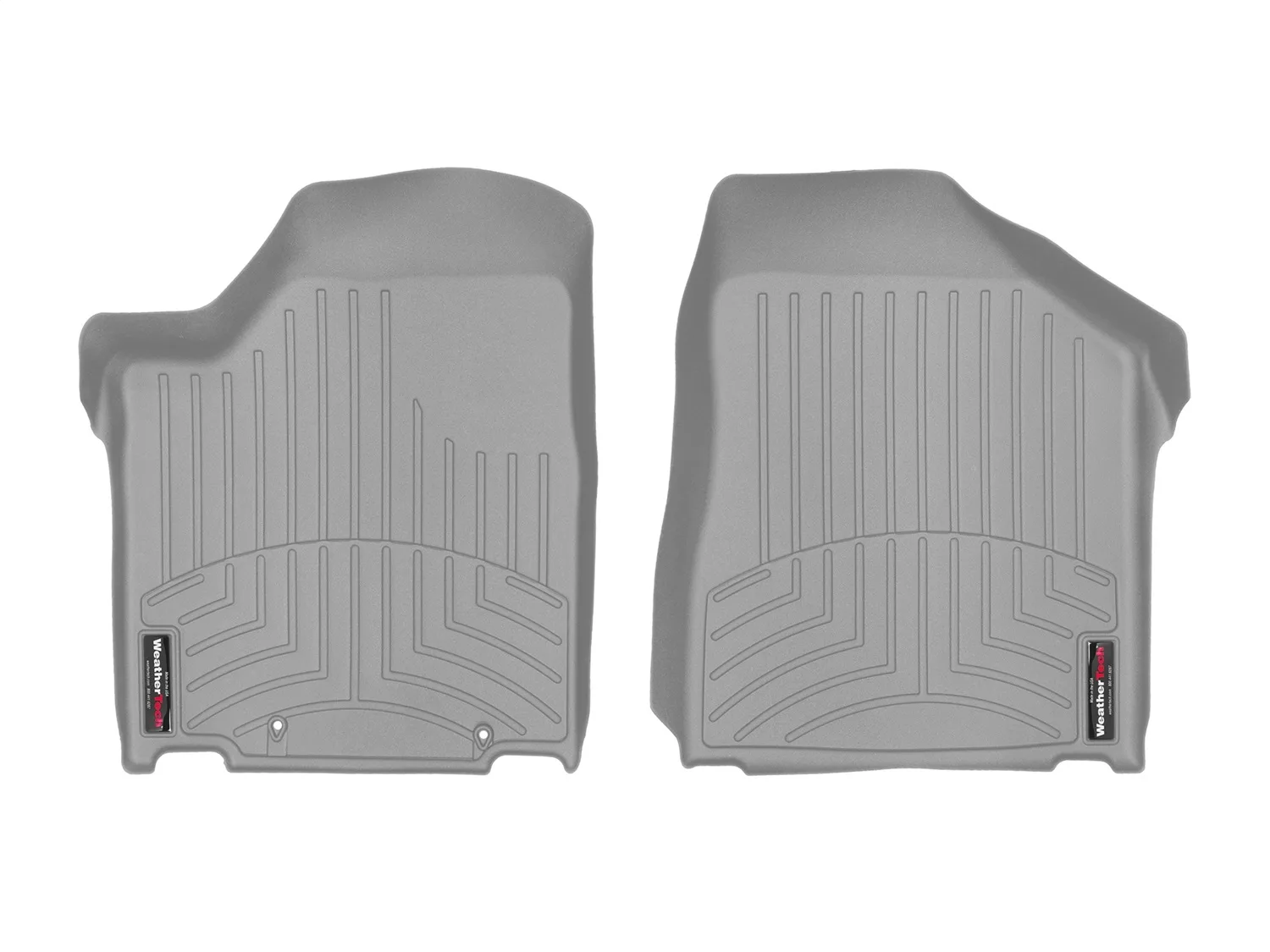 WeatherTech FloorLiner™ DigitalFit®; Gray; Front;