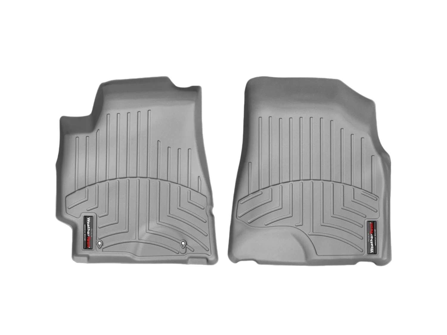 WeatherTech FloorLiner™ DigitalFit®; Gray; Front;