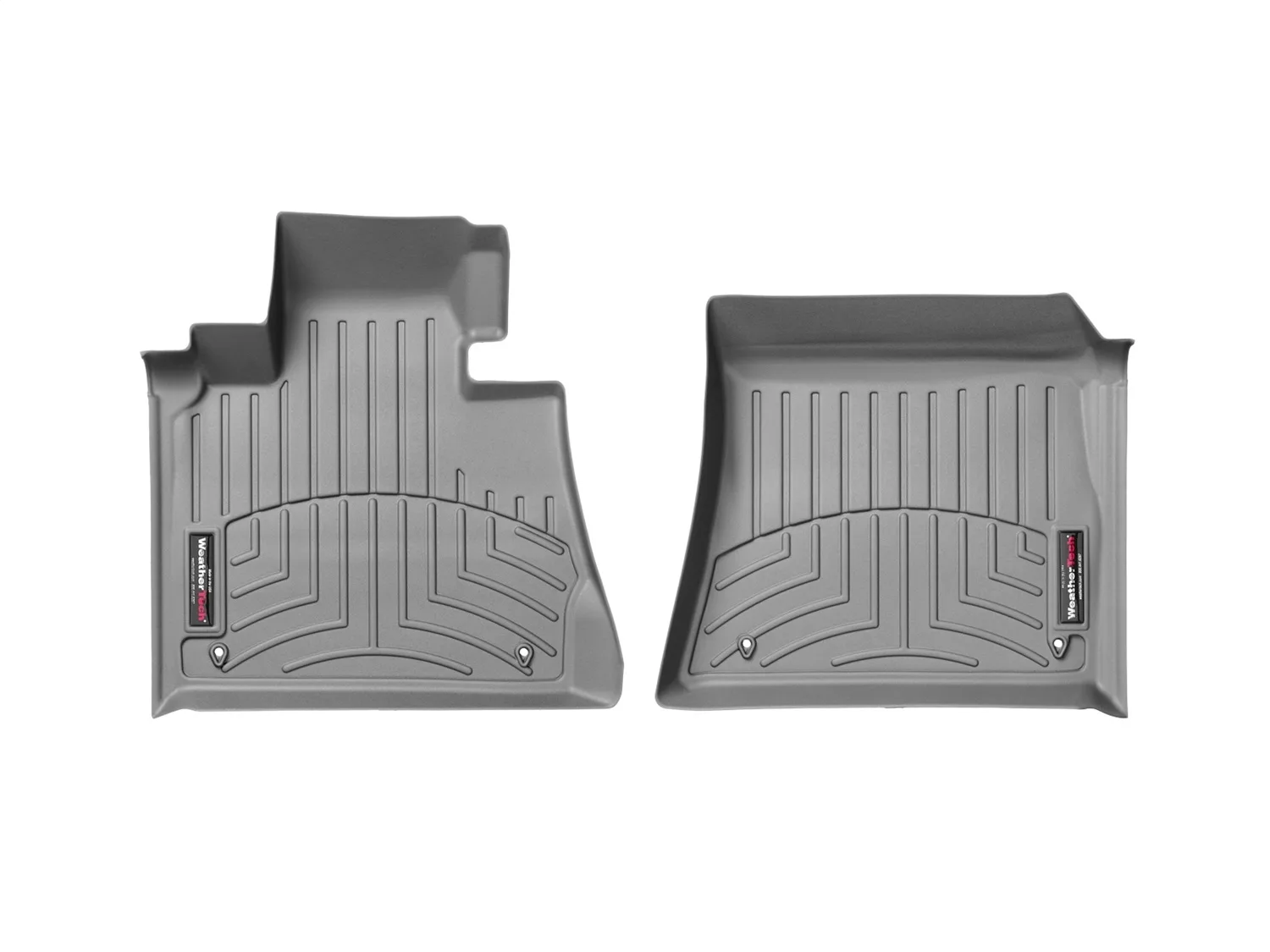 WeatherTech FloorLiner™ DigitalFit®; Gray; Front;