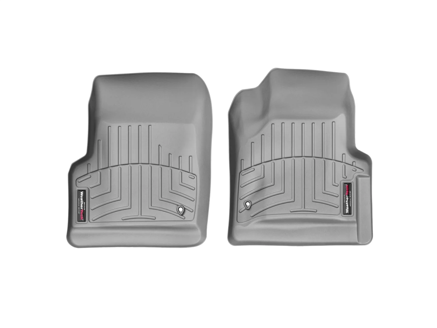 WeatherTech FloorLiner™ DigitalFit®; Gray; Front;