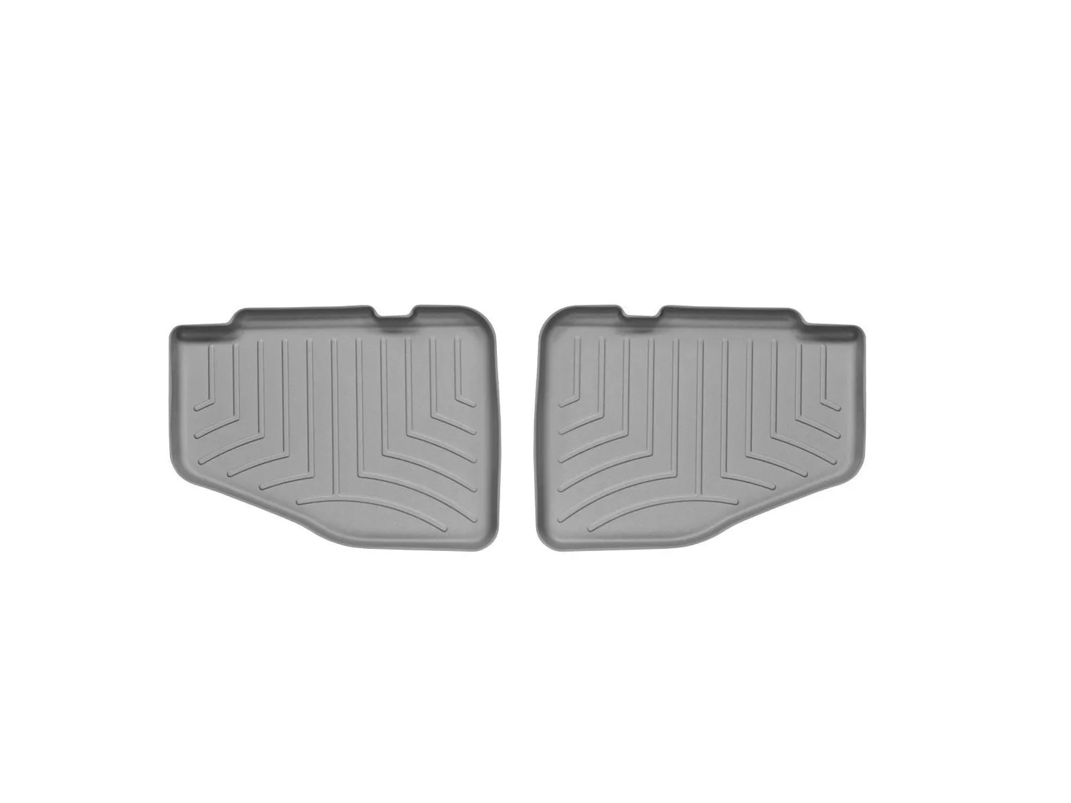 WeatherTech FloorLiner™ DigitalFit®; Gray; Rear; 2 Piece;