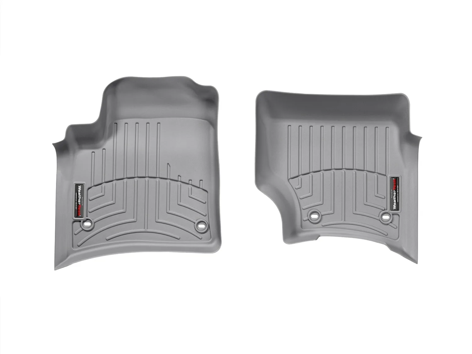 WeatherTech FloorLiner™ DigitalFit®; Gray; Front;