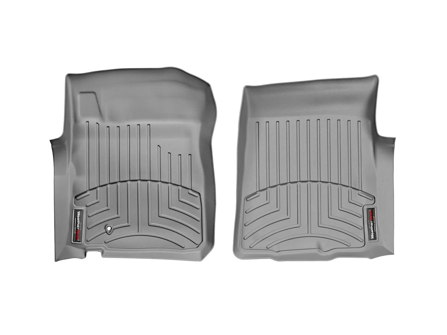 WeatherTech FloorLiner™ DigitalFit®; Gray; Front;