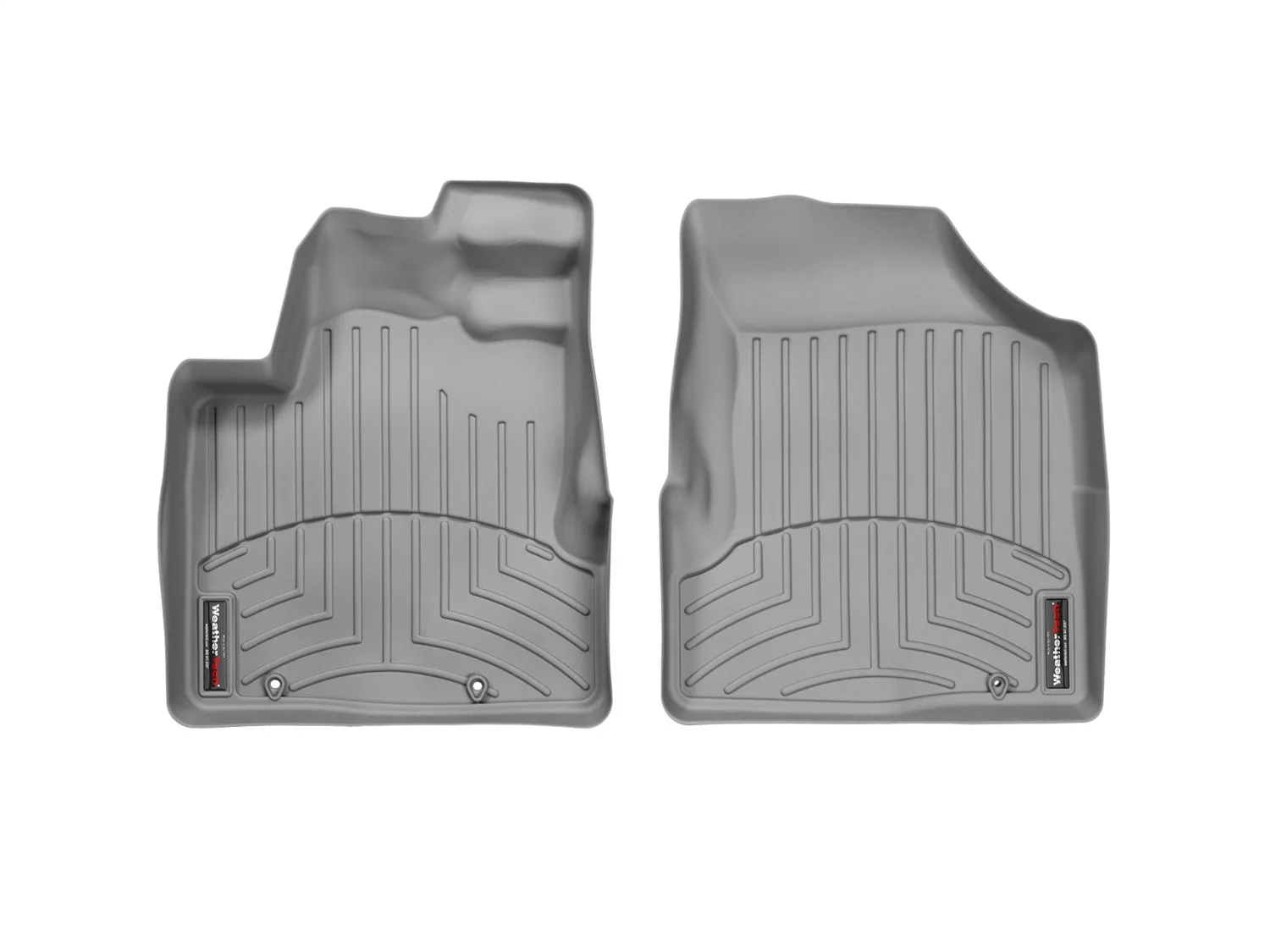 WeatherTech FloorLiner™ DigitalFit®; Gray; Front;