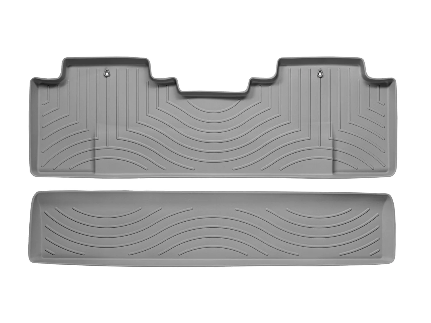 WeatherTech FloorLiner™ DigitalFit®; Gray; Rear;