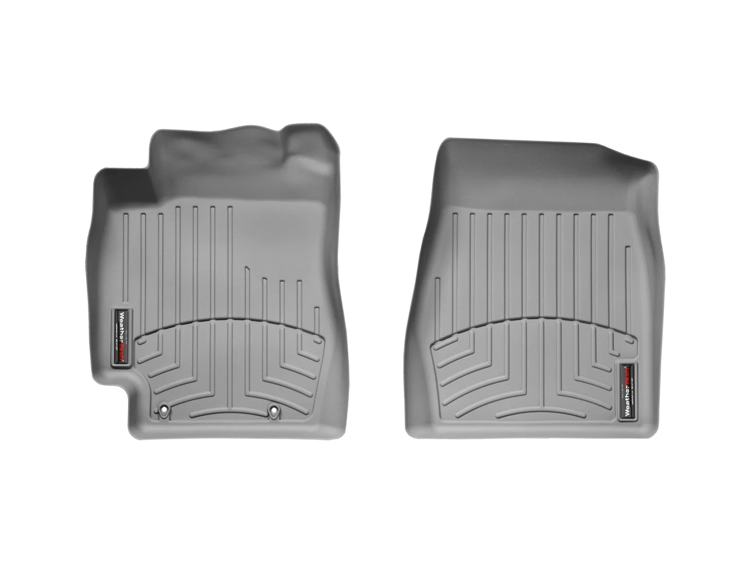 WeatherTech FloorLiner™ DigitalFit®; Gray; Front;