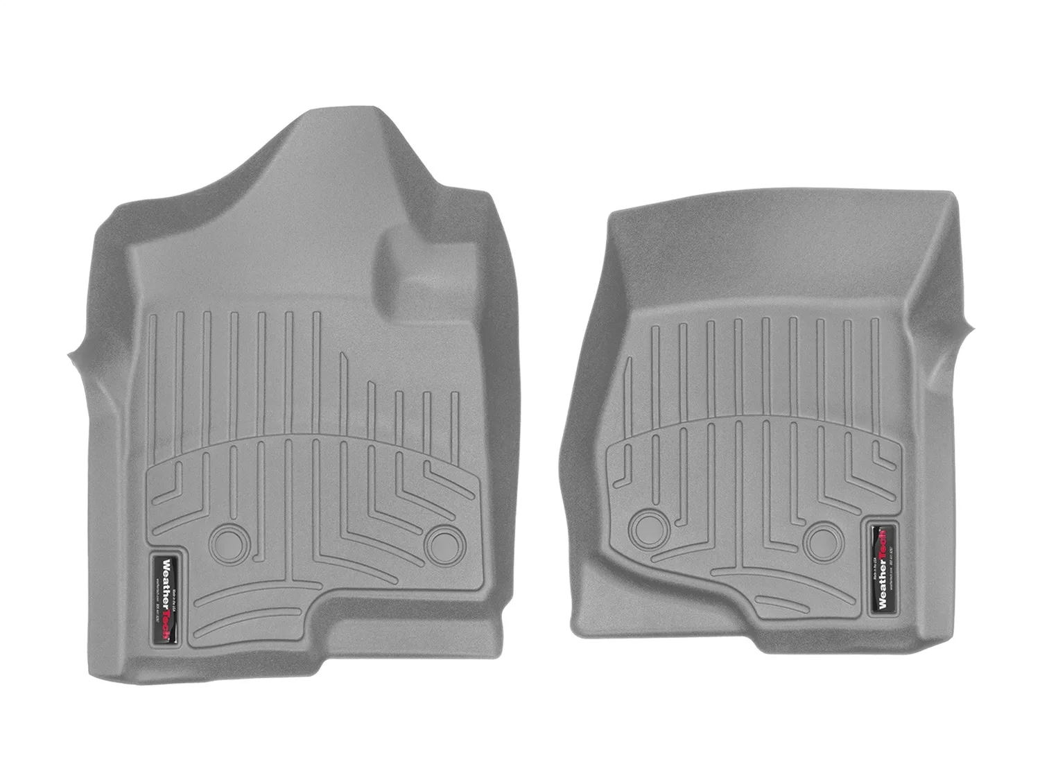 WeatherTech FloorLiner™ DigitalFit®; Gray; Front;