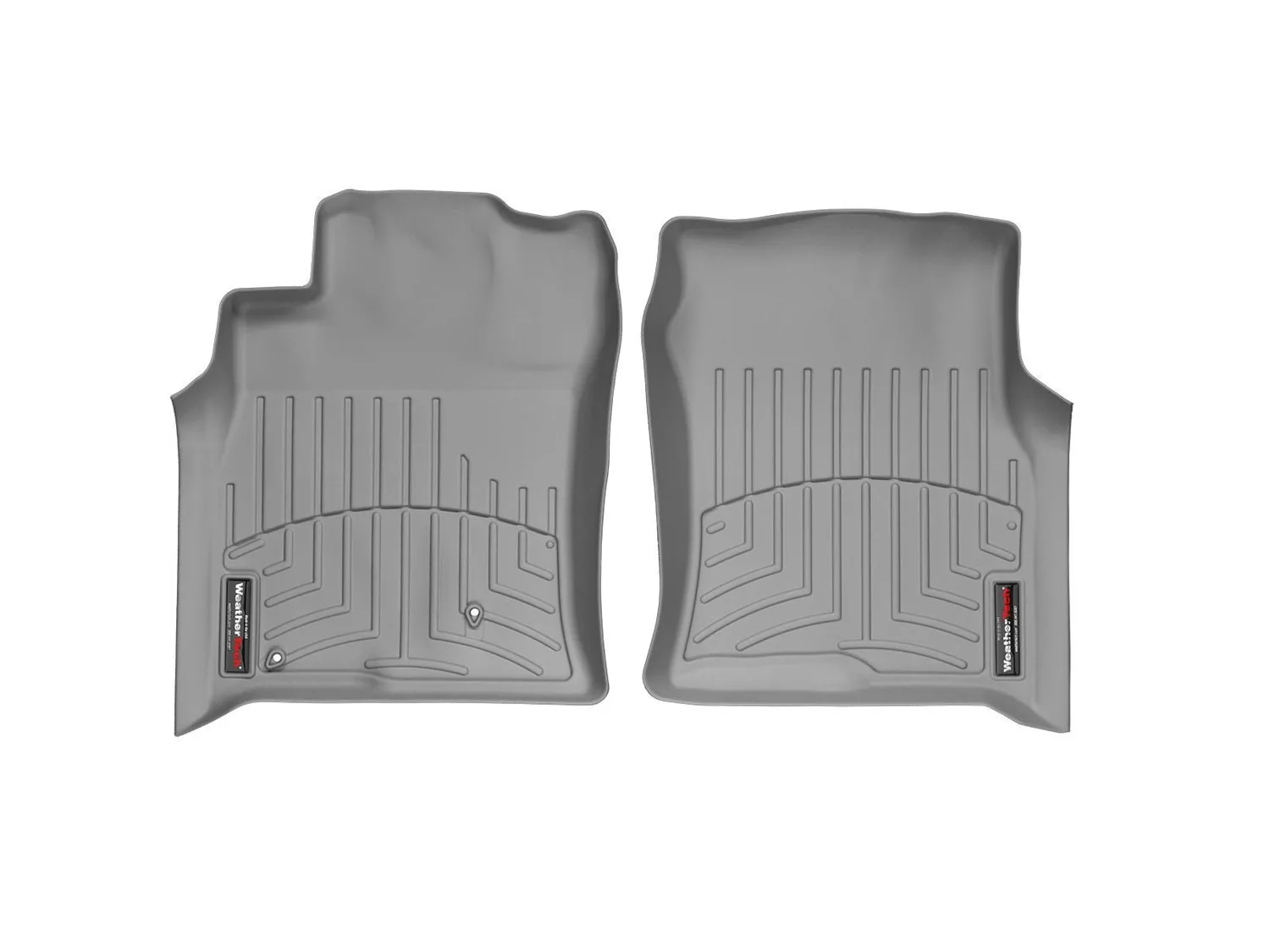 WeatherTech FloorLiner™ DigitalFit®; Gray; Front;