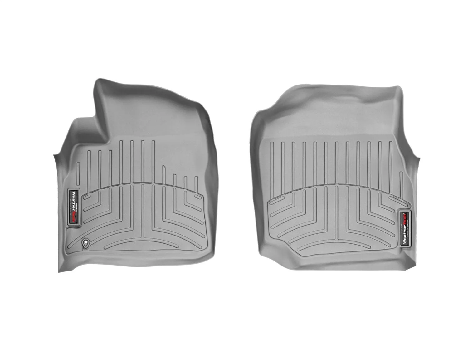 WeatherTech FloorLiner™ DigitalFit®; Gray; Front;
