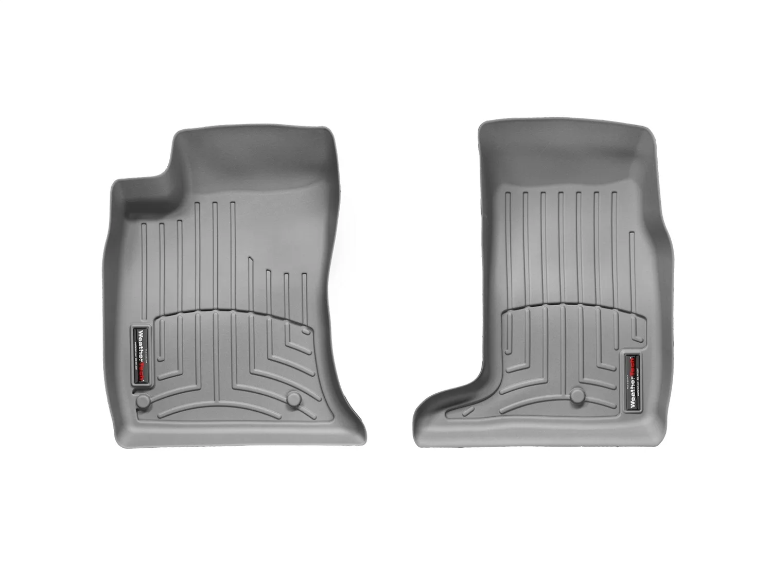 WeatherTech FloorLiner™ DigitalFit®; Gray; Front;