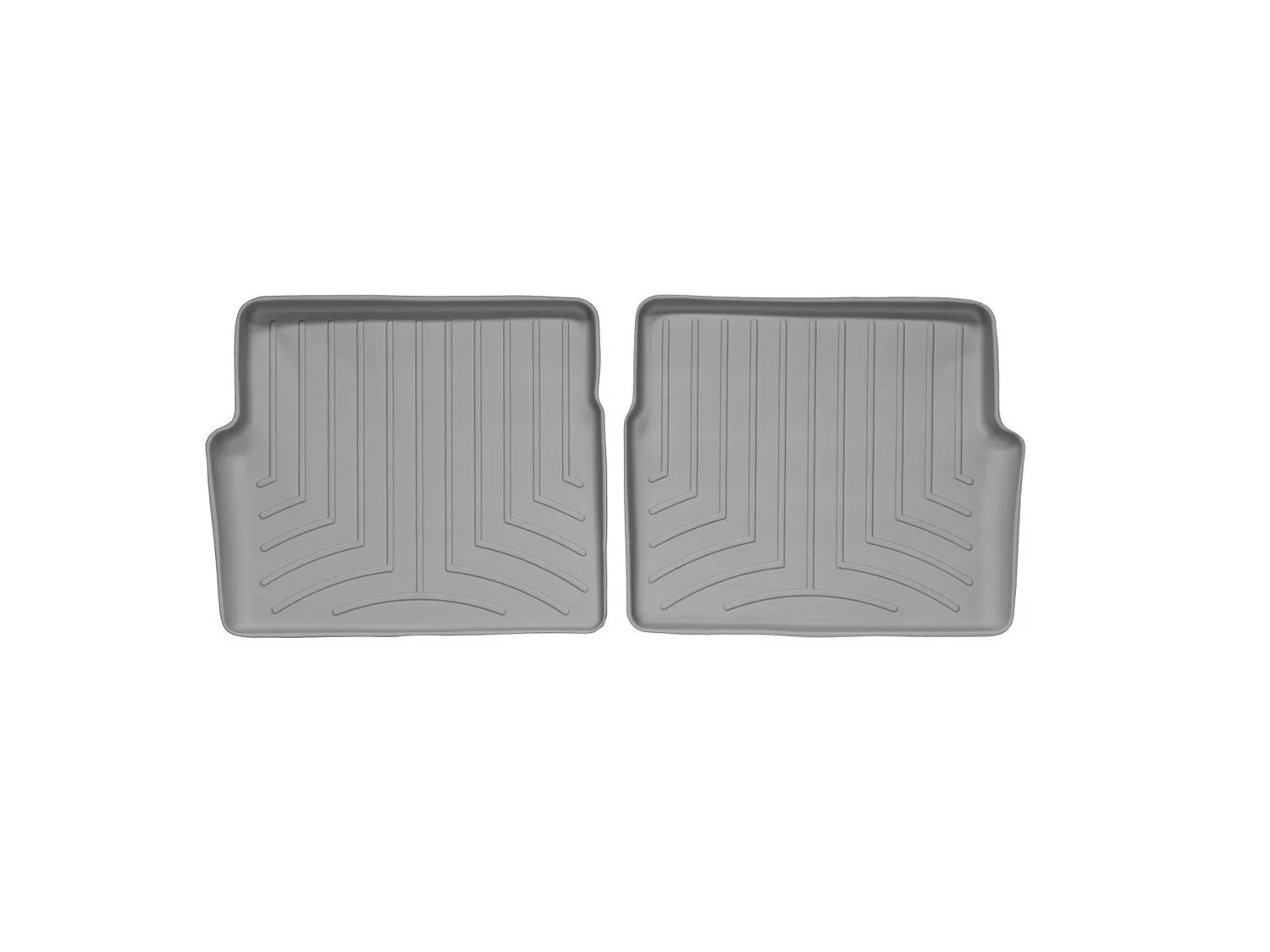 WeatherTech FloorLiner™ DigitalFit®; Gray; Rear; 2 Piece;
