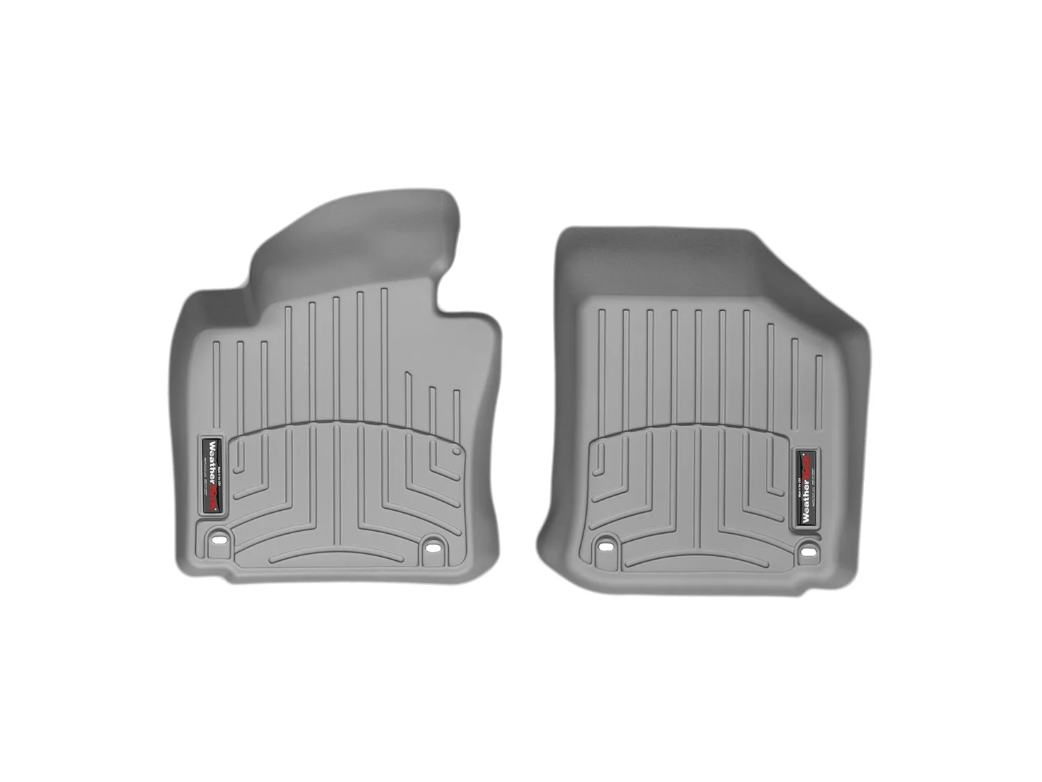 WeatherTech FloorLiner™ DigitalFit®; Gray; Front;