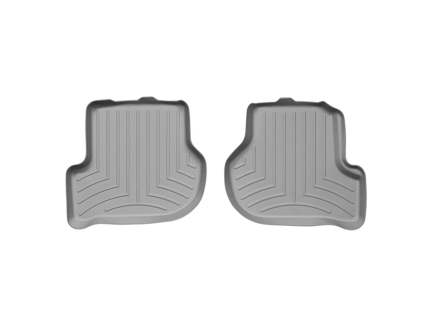 WeatherTech FloorLiner™ DigitalFit®; Gray; Rear; 2 Piece;