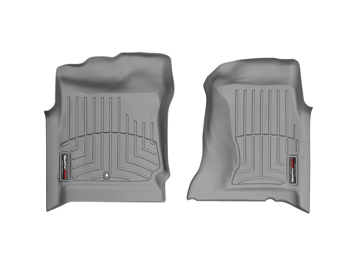 WeatherTech FloorLiner™ DigitalFit®; Gray; Front;
