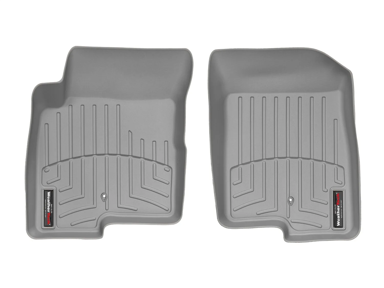 WeatherTech FloorLiner™ DigitalFit®; Gray; Front;
