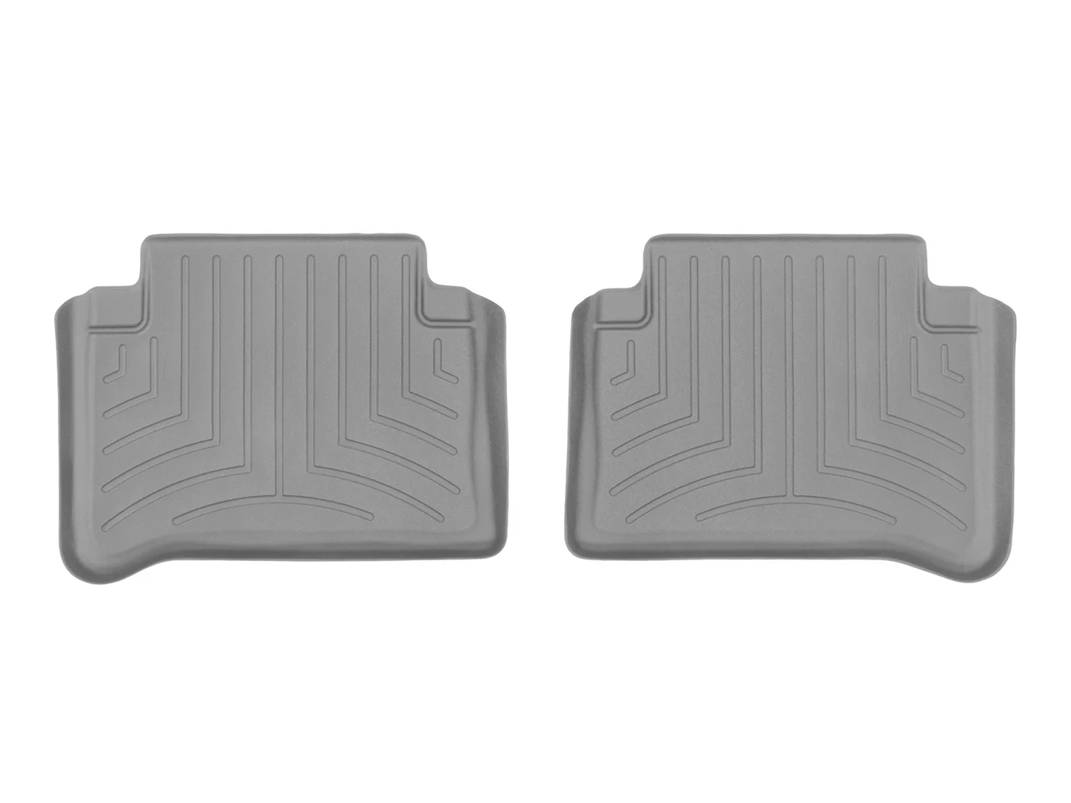 WeatherTech FloorLiner™ DigitalFit®; Gray; Rear; 2 Piece;