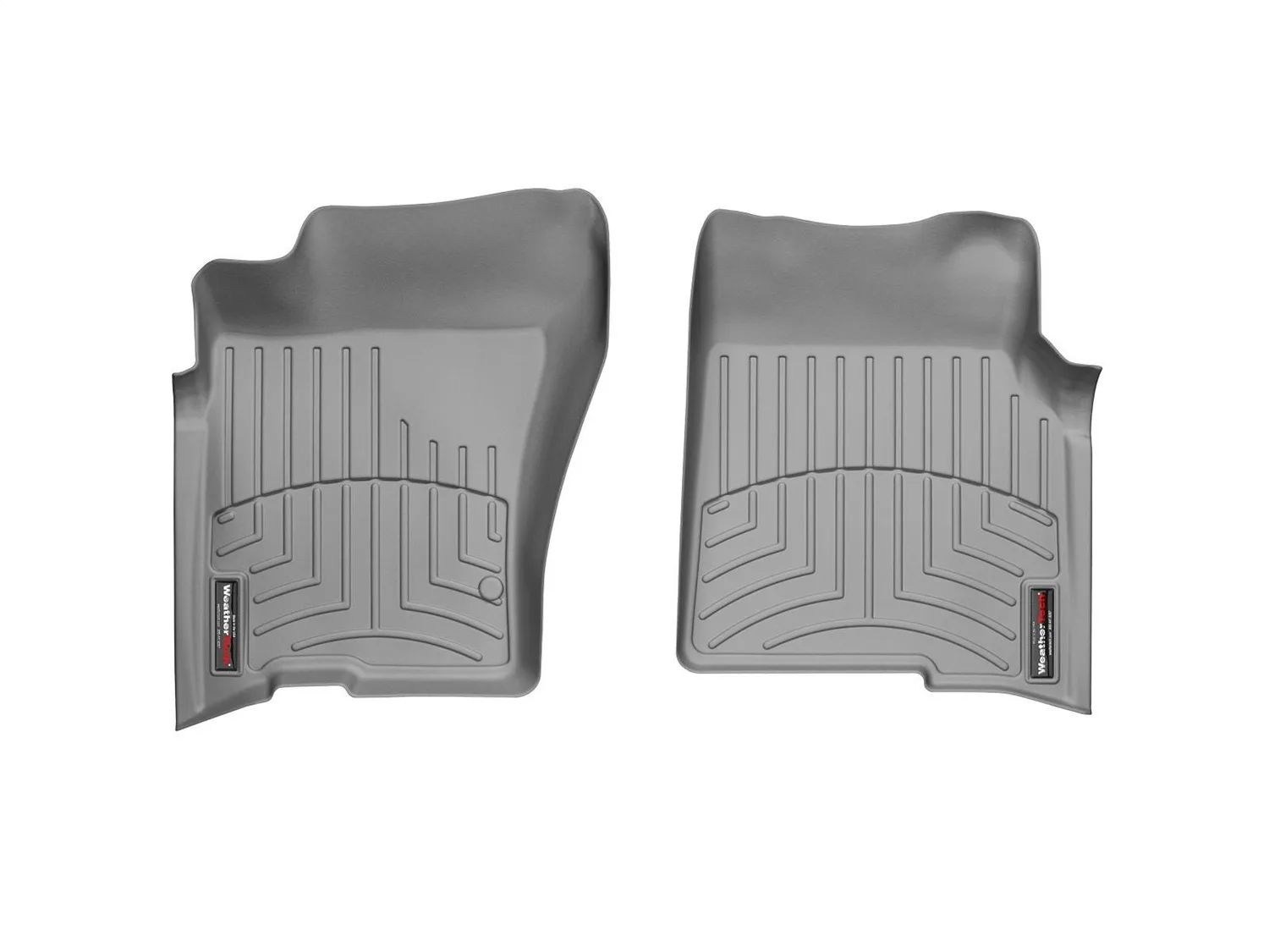 WeatherTech FloorLiner™ DigitalFit®; Gray; Front;