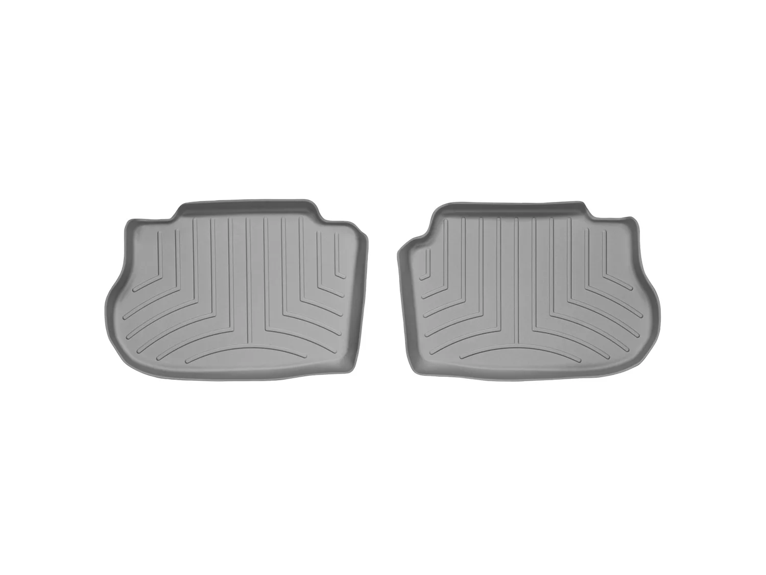 WeatherTech FloorLiner™ DigitalFit®; Gray; Rear; 2 Piece;