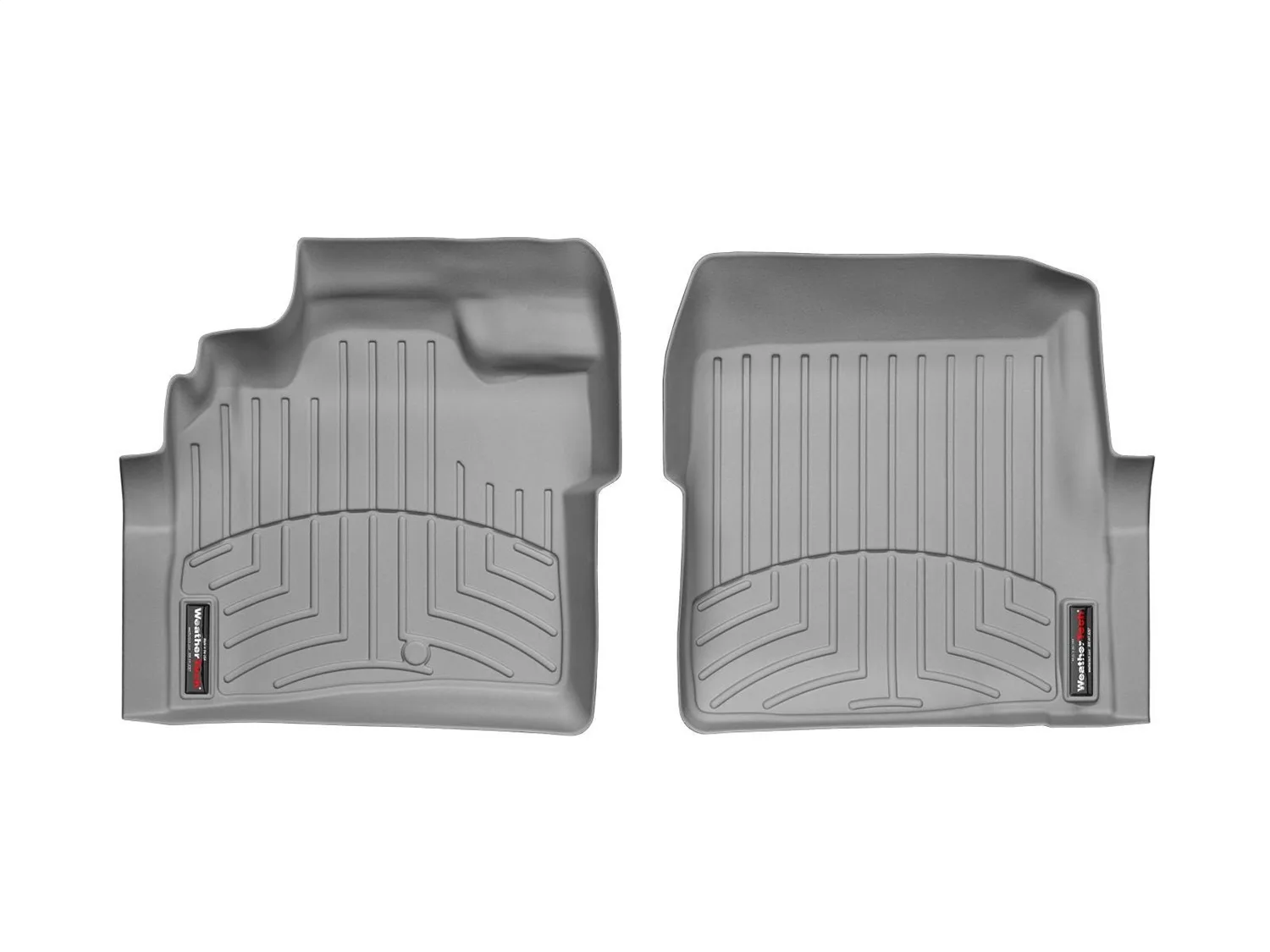 WeatherTech FloorLiner™ DigitalFit®; Gray; Front;