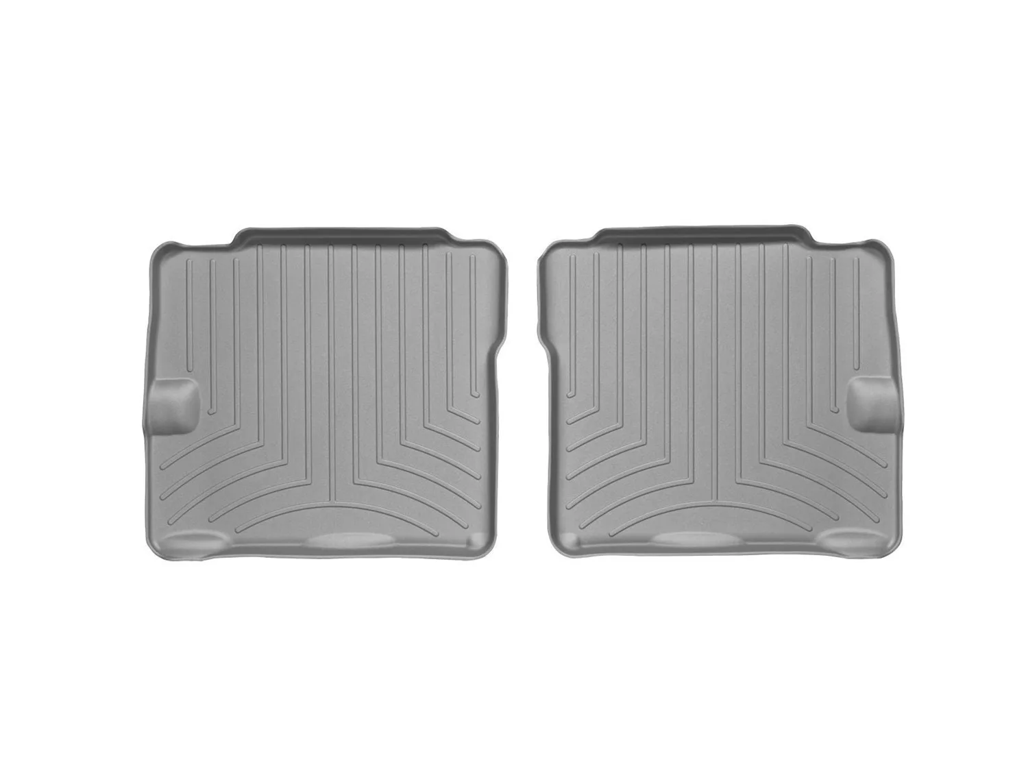WeatherTech FloorLiner™ DigitalFit®; Gray; Rear; 2 Piece;