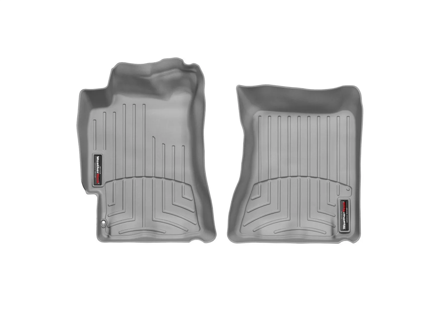 WeatherTech FloorLiner™ DigitalFit®; Gray; Front;