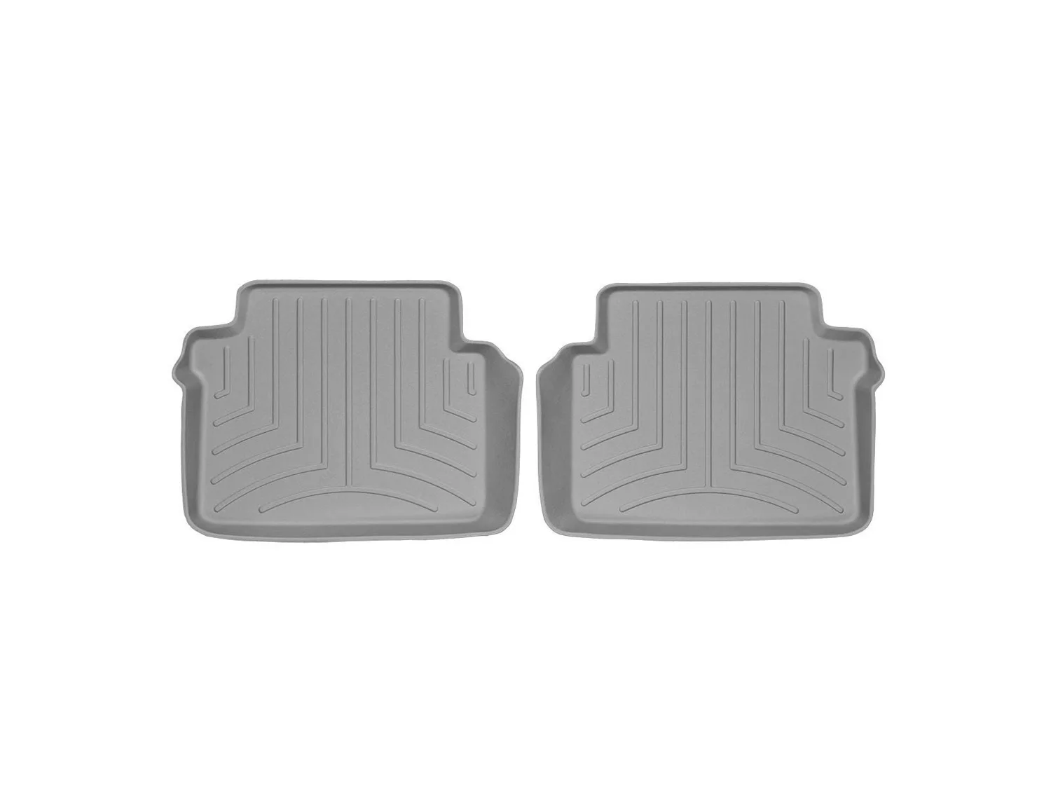 WeatherTech FloorLiner™ DigitalFit®; Gray; Rear; 2 Piece;