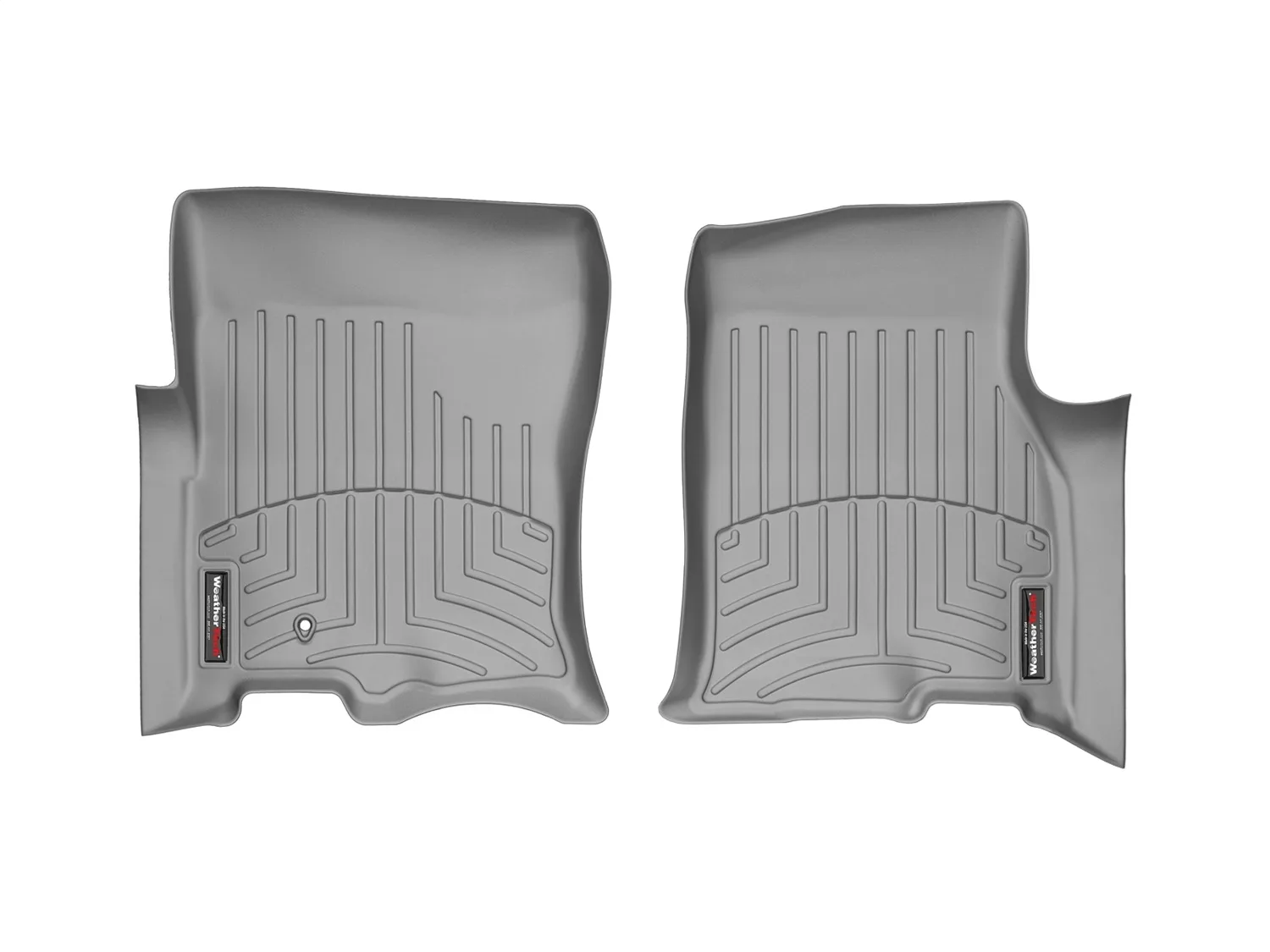 WeatherTech FloorLiner™ DigitalFit®; Gray; Front;