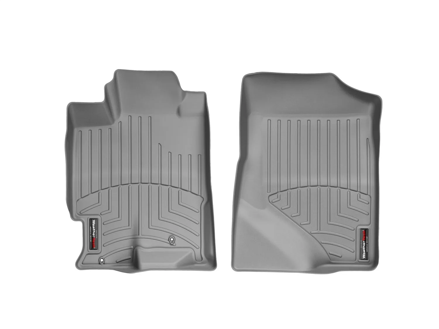 WeatherTech FloorLiner™ DigitalFit®; Gray; Front;
