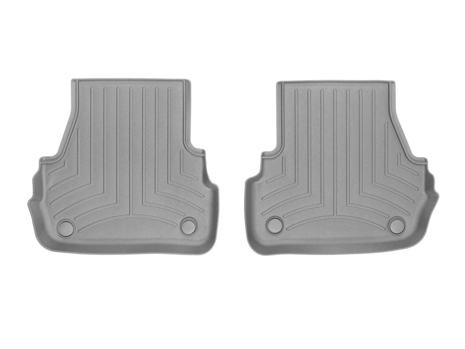WeatherTech FloorLiner™ DigitalFit®; Gray; Rear; 2 Piece;