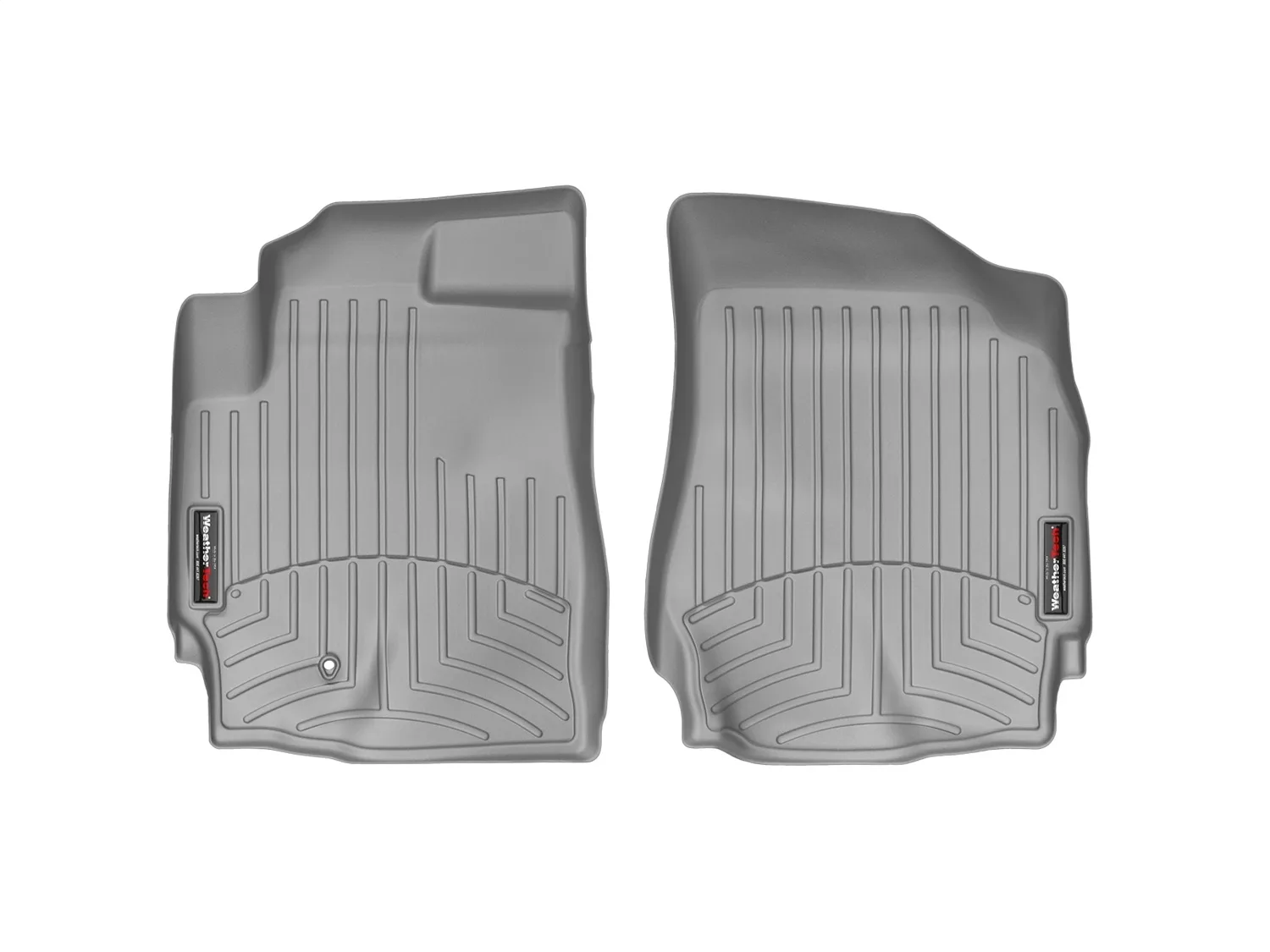 WeatherTech FloorLiner™ DigitalFit®; Gray; Front;