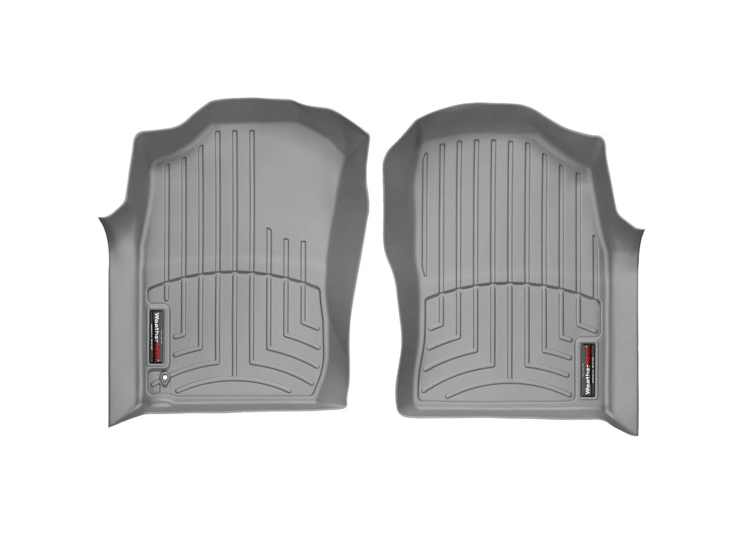 WeatherTech FloorLiner™ DigitalFit®; Gray; Front;