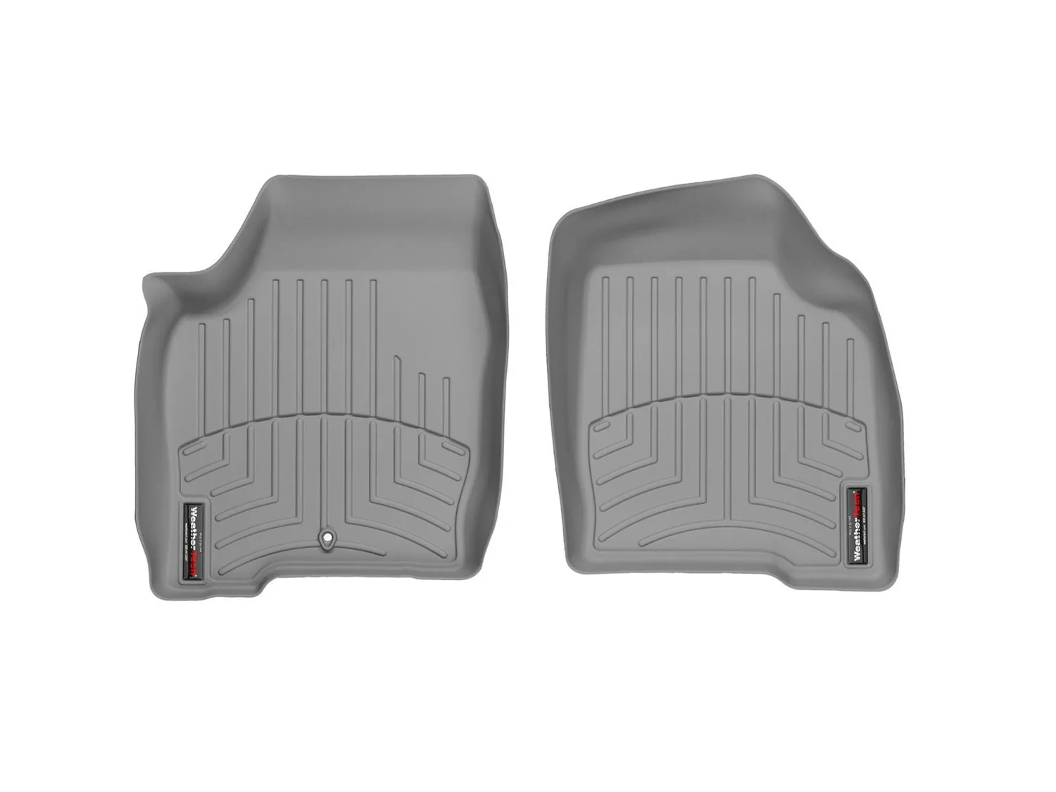 WeatherTech FloorLiner™ DigitalFit®; Gray; Front;