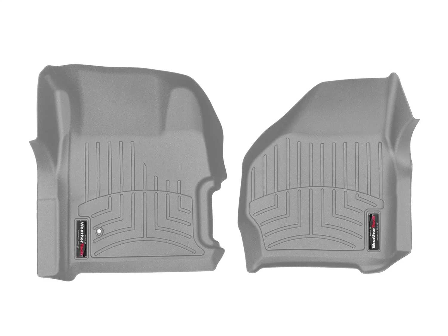 WeatherTech FloorLiner™ DigitalFit®; Gray; Front;