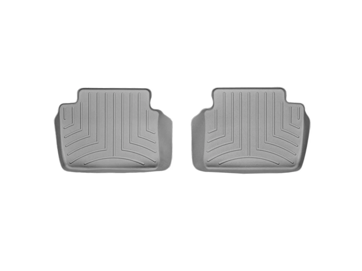 WeatherTech FloorLiner™ DigitalFit®; Gray; Rear; 2 Piece;