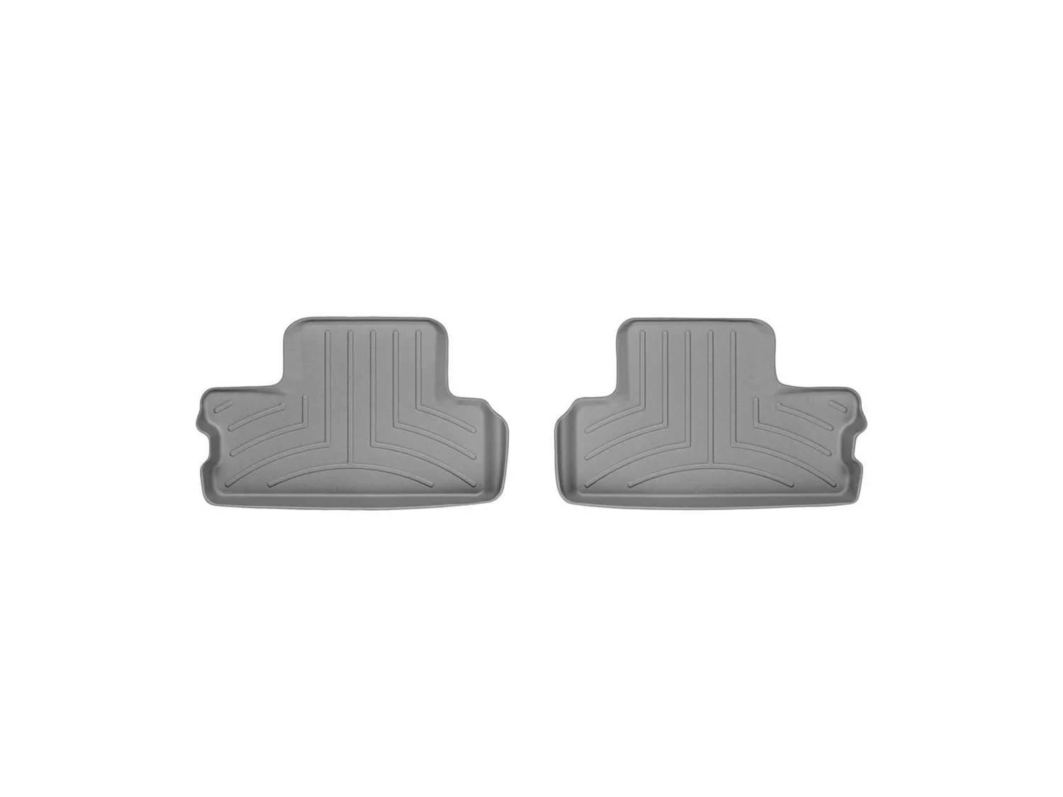 WeatherTech FloorLiner™ DigitalFit®; Gray; Rear; 2 Piece;