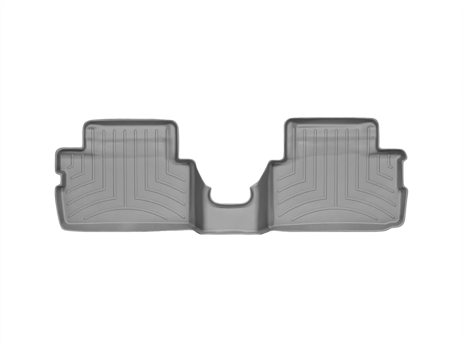 WeatherTech FloorLiner™ DigitalFit®; Gray; Rear; 2 Piece;