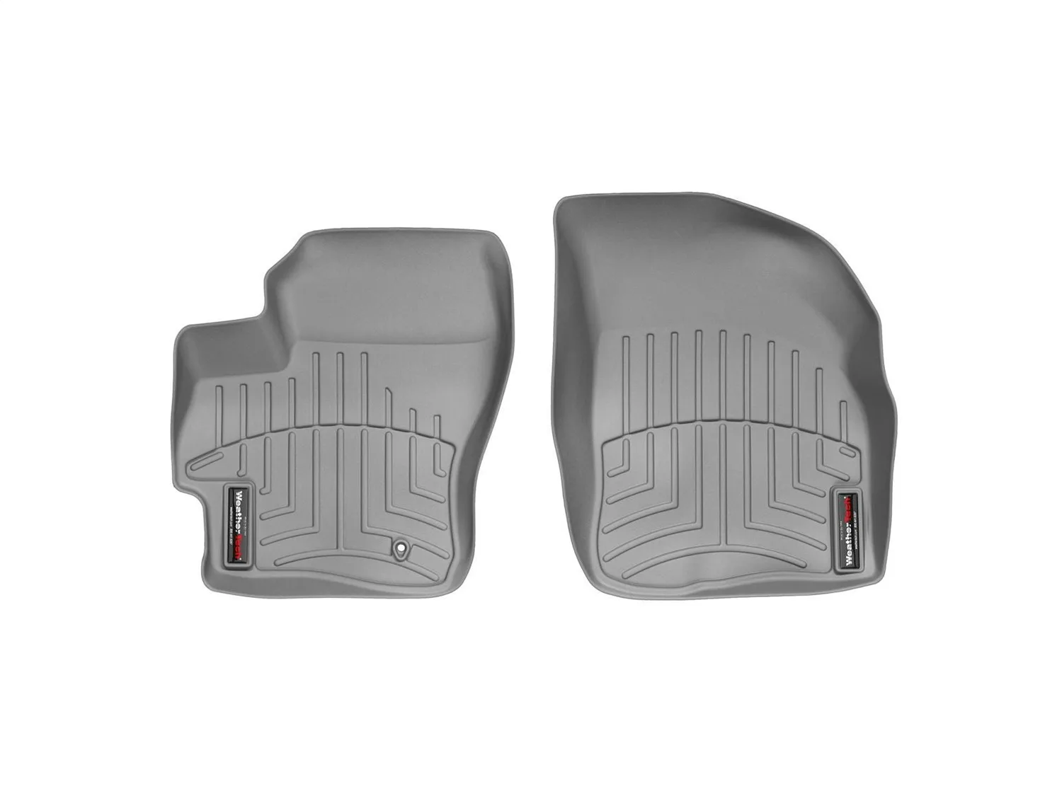 WeatherTech FloorLiner™ DigitalFit®; Gray; Front;