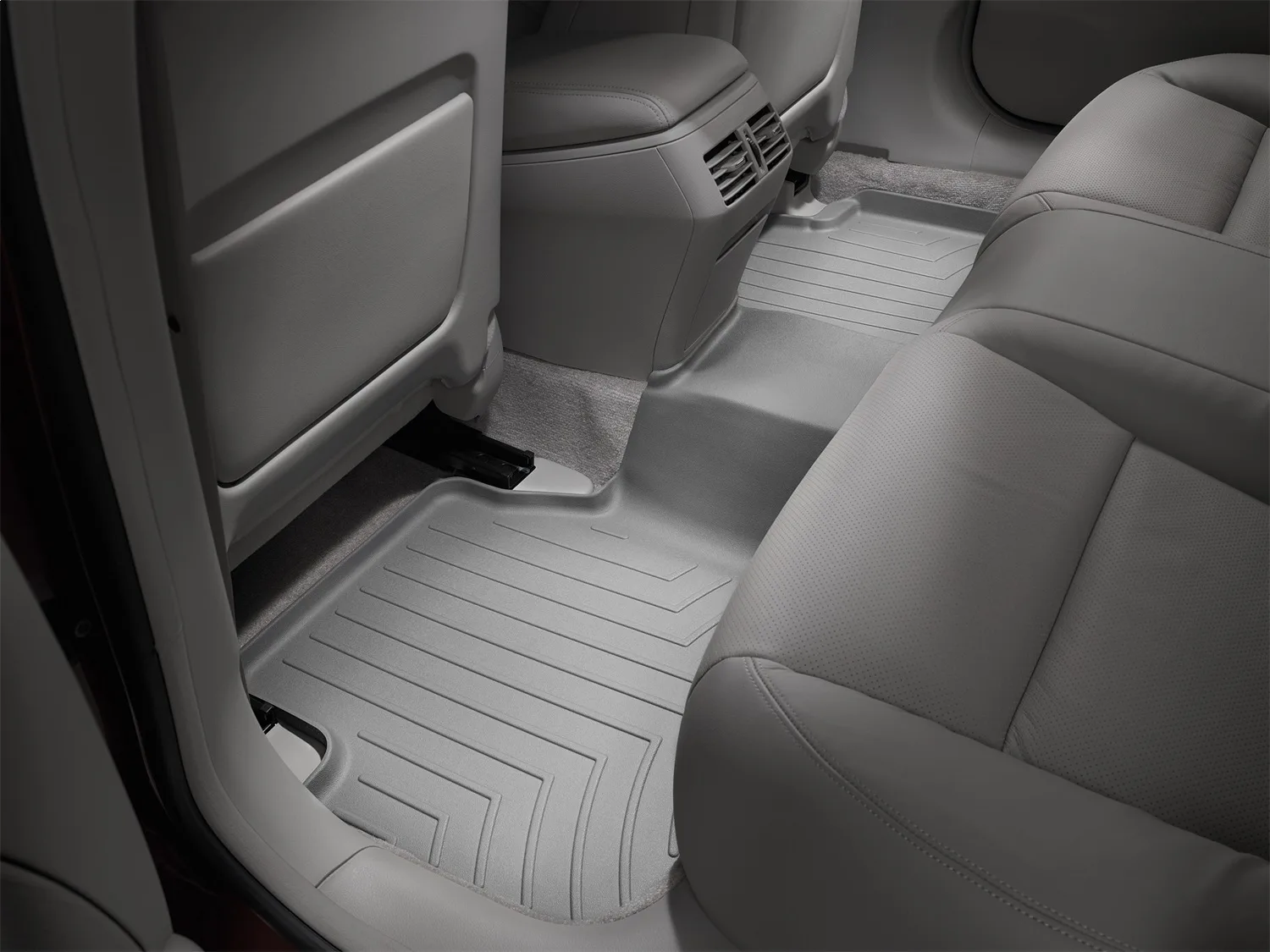 WeatherTech FloorLiner™ DigitalFit®; Gray; Rear;