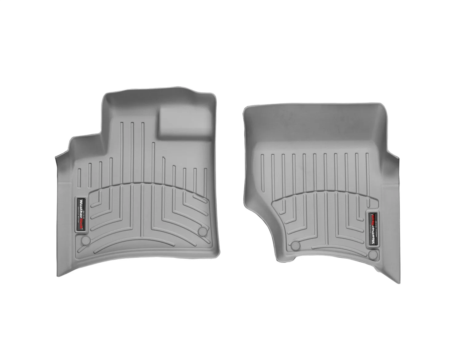 WeatherTech FloorLiner™ DigitalFit®; Gray; Front;