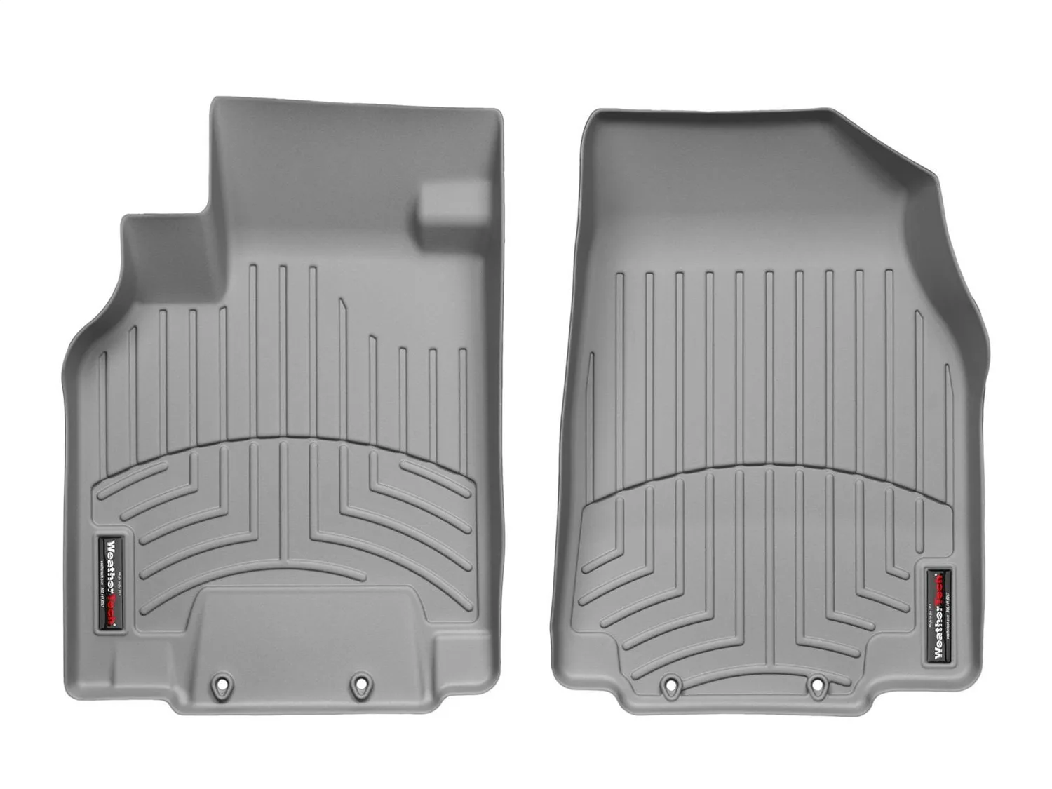 WeatherTech FloorLiner™ DigitalFit®; Gray; Front;