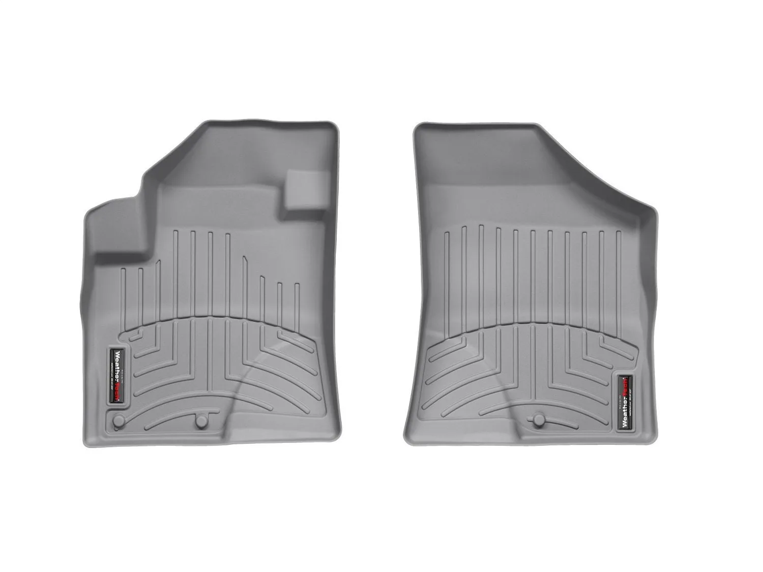WeatherTech FloorLiner™ DigitalFit®; Gray; Front;