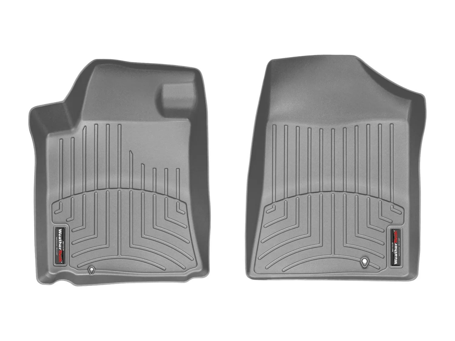 WeatherTech FloorLiner™ DigitalFit®; Gray; Front;