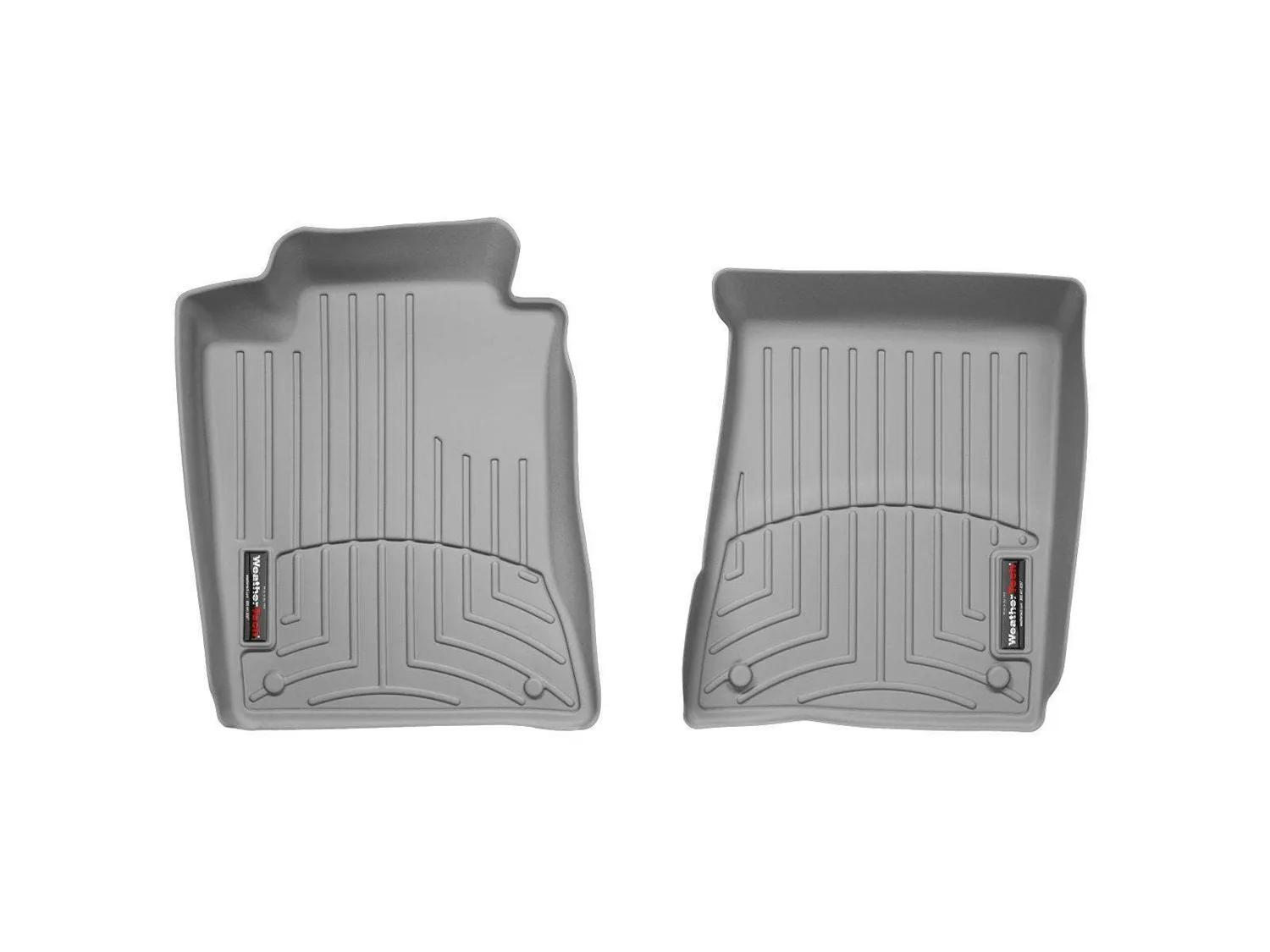 WeatherTech FloorLiner™ DigitalFit®; Gray; Front;