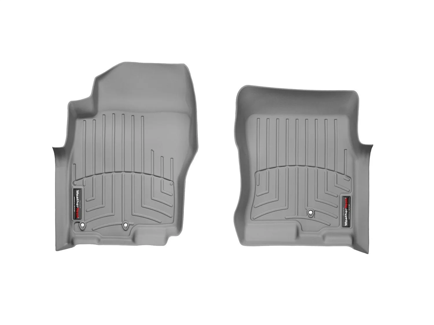 WeatherTech FloorLiner™ DigitalFit®; Gray; Front;