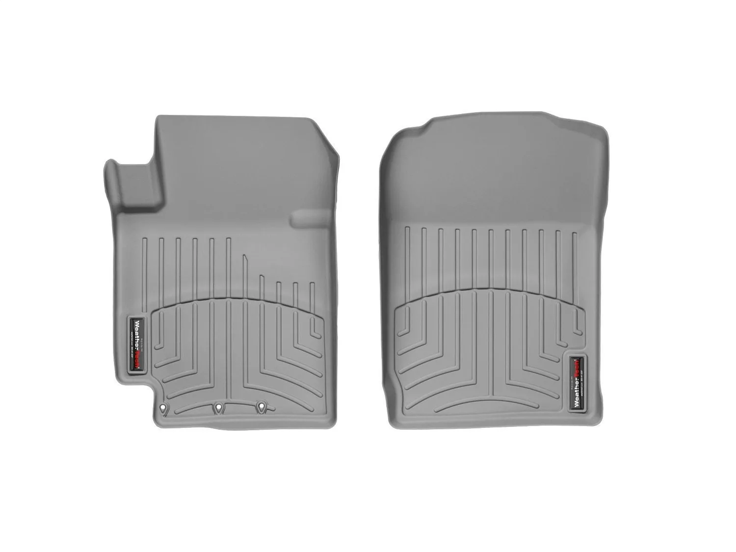 WeatherTech FloorLiner™ DigitalFit®; Gray; Front;