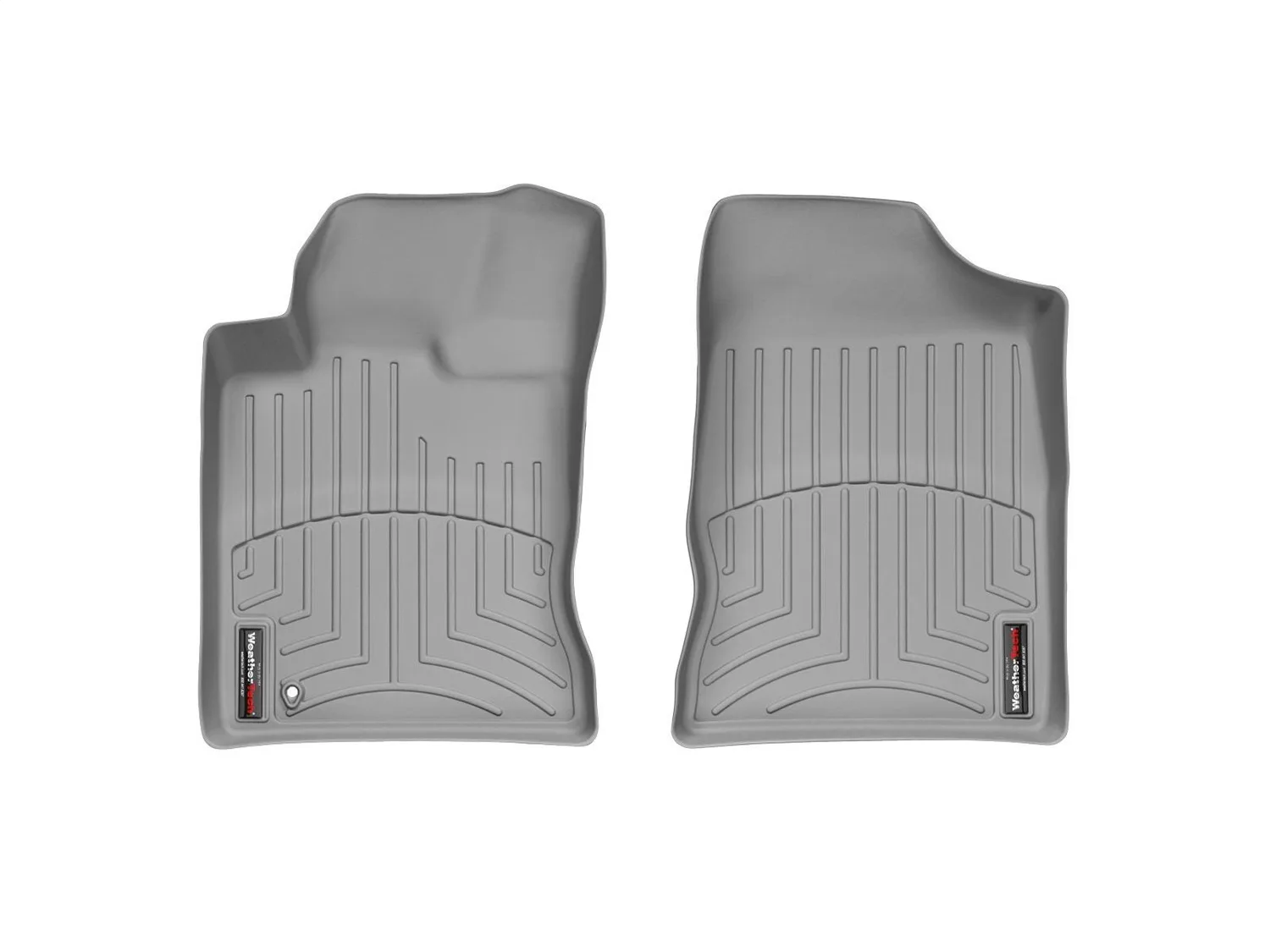 WeatherTech FloorLiner™ DigitalFit®; Gray; Front;