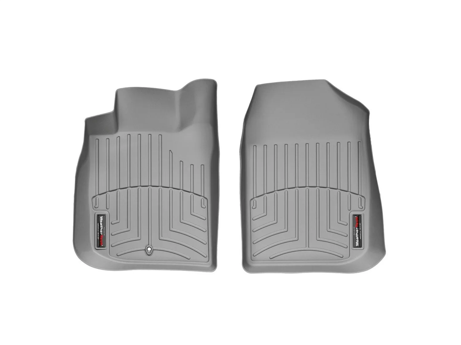 WeatherTech FloorLiner™ DigitalFit®; Gray; Front;