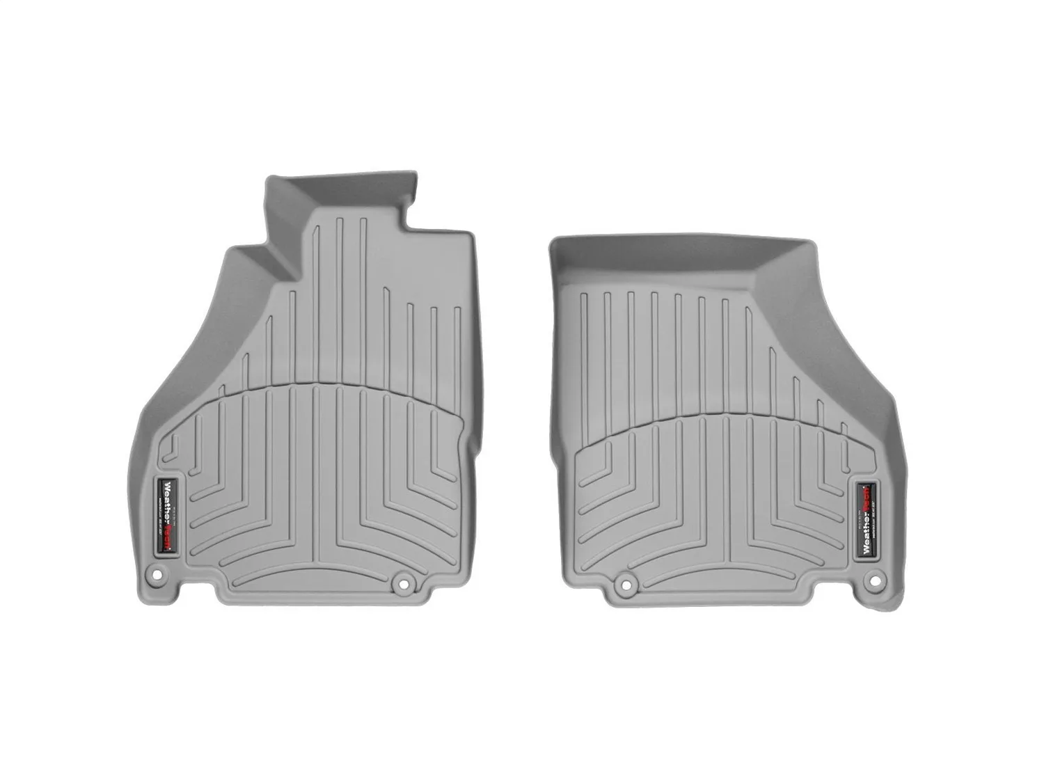 WeatherTech FloorLiner™ DigitalFit®; Gray; Front;